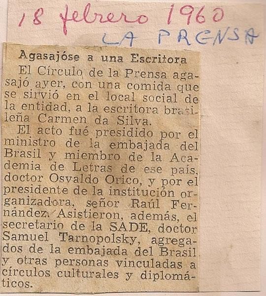 18 de Fevereiro de 1960 - La Prensa