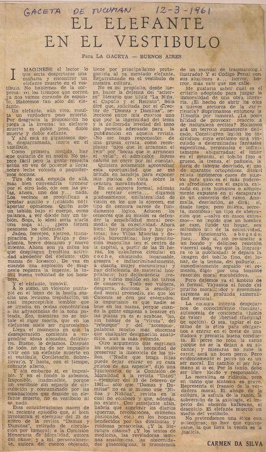 13 de Março de 1961 - Gaceta de Tucuman