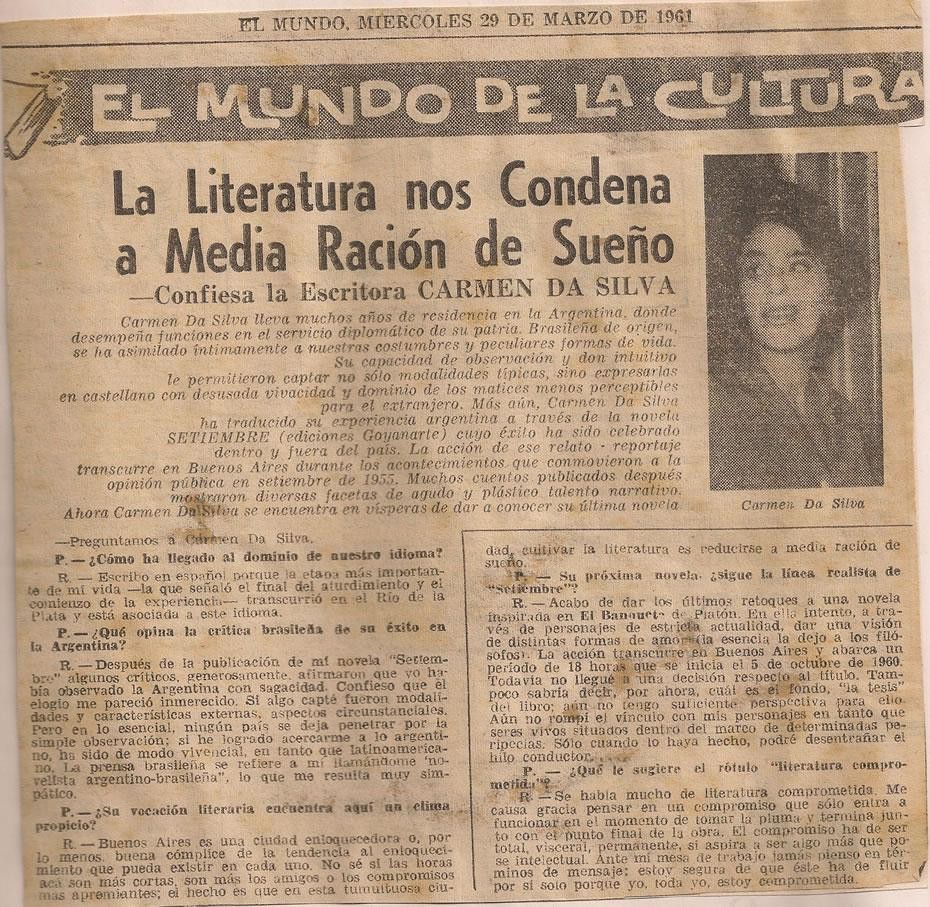 29 de Março de 1961 - El Mundo