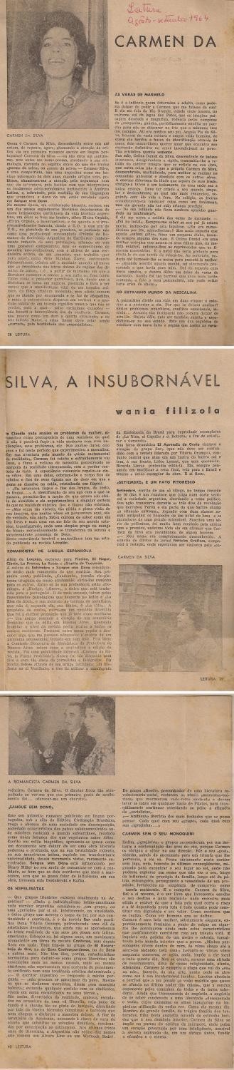 Agosto e Setembro de 1964 - Leitura