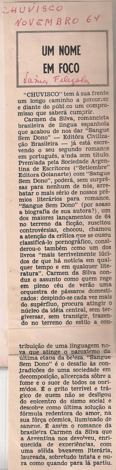 Novembro de 1964 - Chuvisco