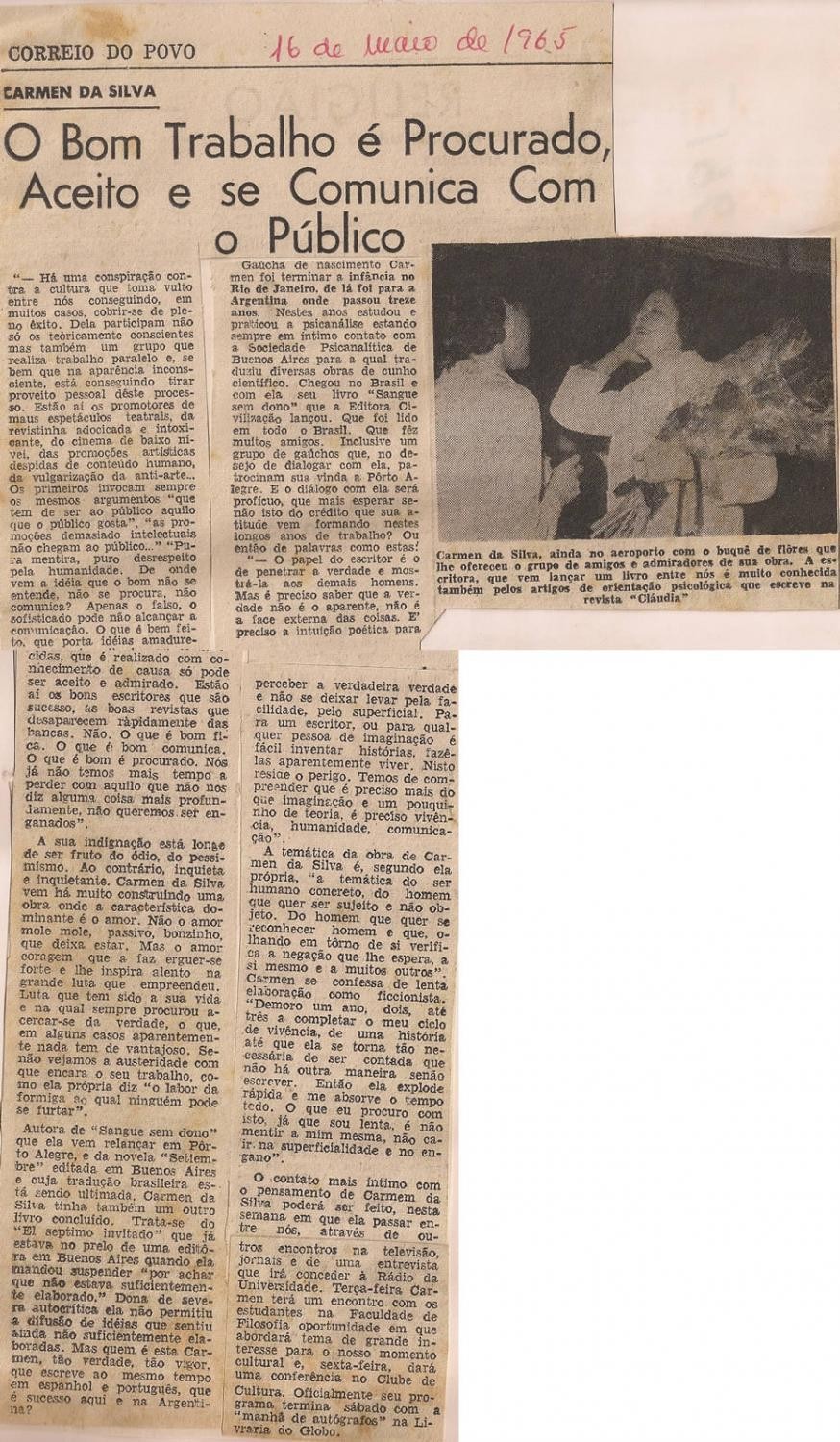 16 de Maio de 1965 - Correio do Povo