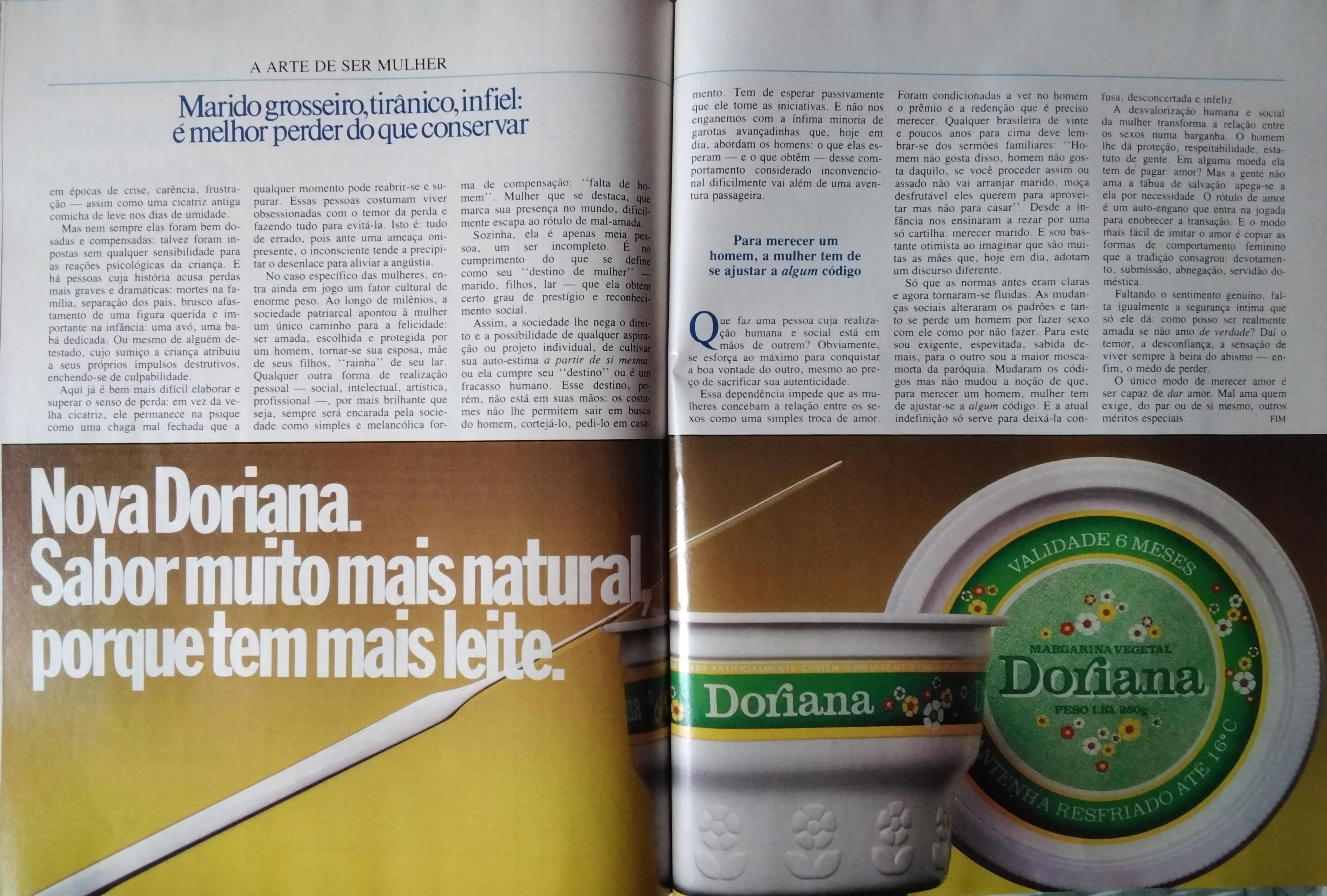 Revista Claudia, nº 285, junho de 1985. Pg. 164 e 165.