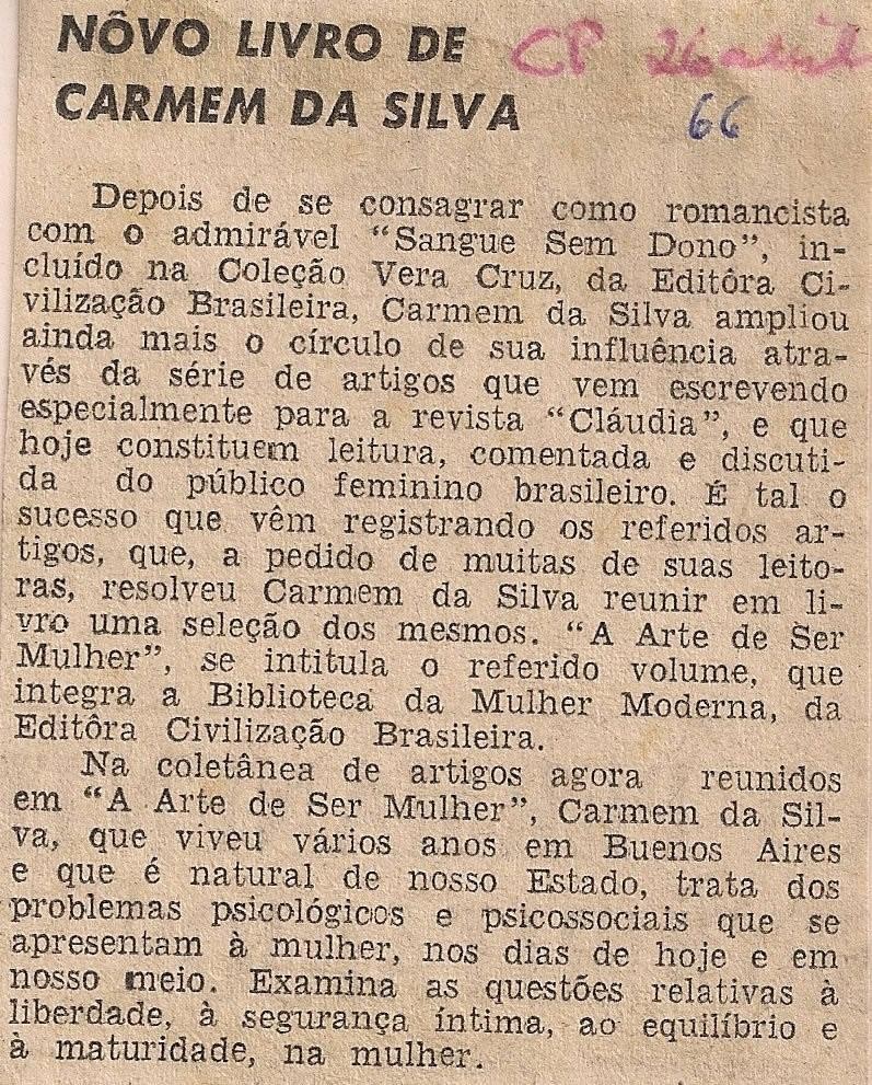 26 de Abril de 1966 - Correio do Povo