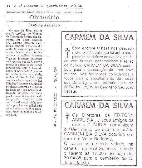 Obituário Jornal do Brasil