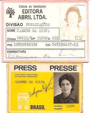 Documentos de Identificação de Trabalho - Editora Abril