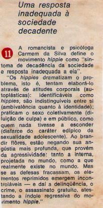1975. Uma resposta inadequada à sociedade decadente.