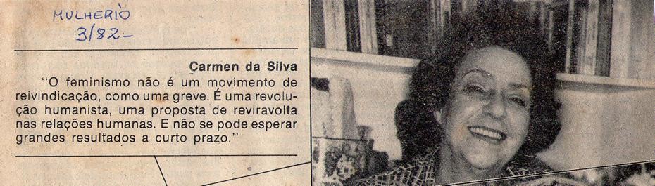 Março de 1982. Mulherio.