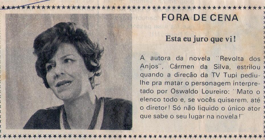 1971. Fora de cena.