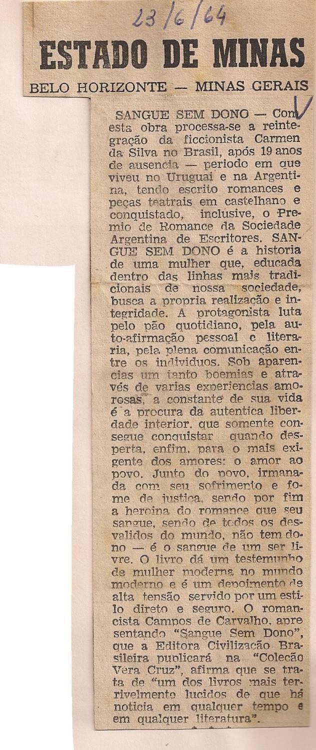 23 de Junho de 1964 - Estado de Minas