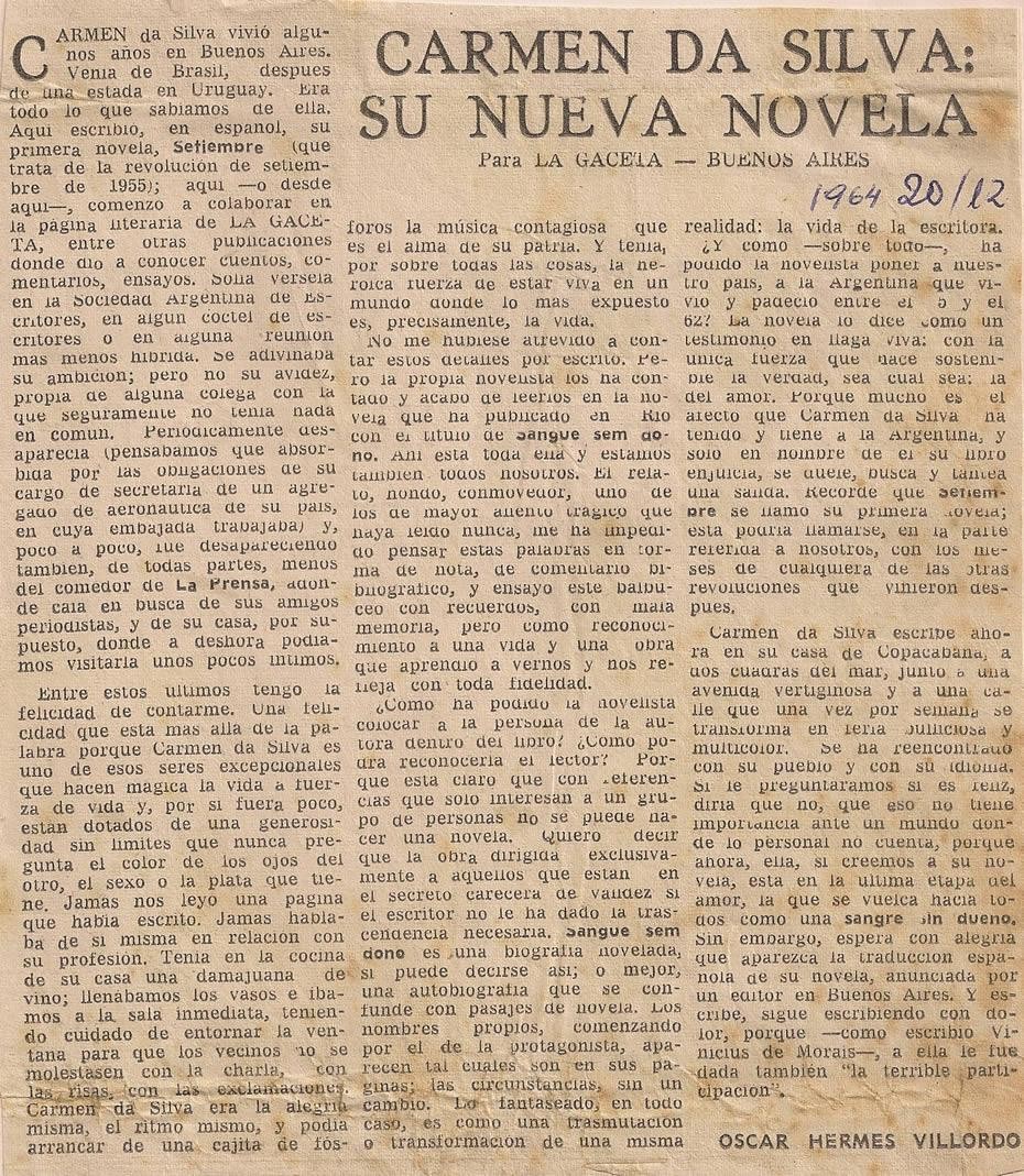 20 de Dezembro de 1964 - La Gaceta