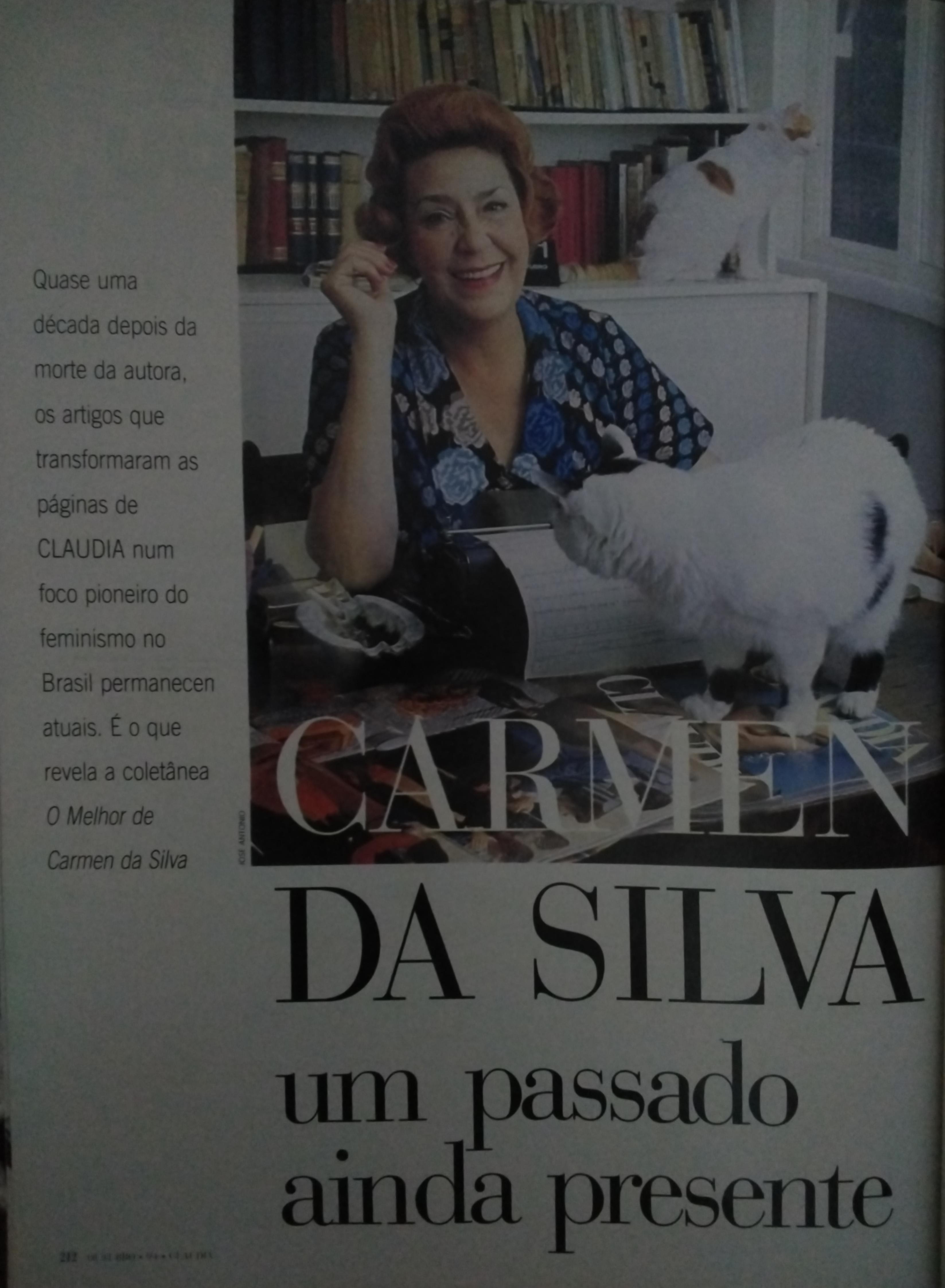Revista Claudia, nº 397, outubro de 1994. Pg. 212.