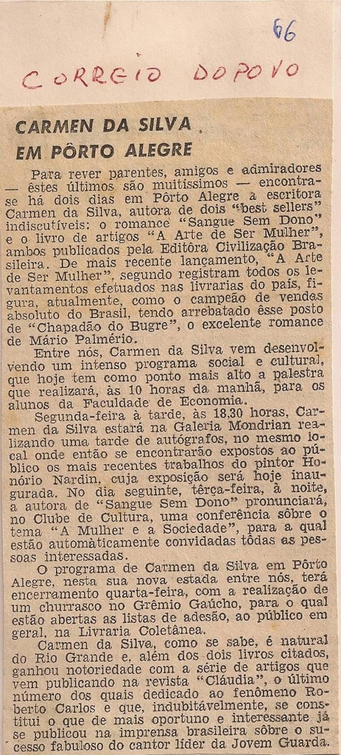 1966 - Correio do Povo