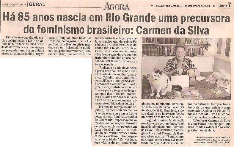 Carmen da Silva - 85 anos