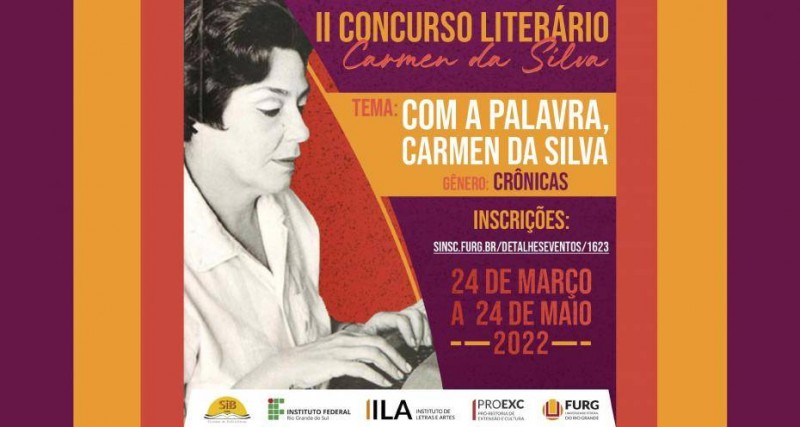 II Concurso literário Carmen da Silva está com inscrições abertas até o dia 24/05
