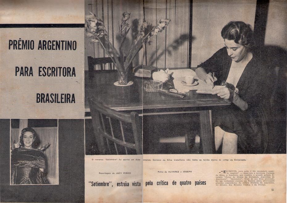 1971. Prêmio argentino para escritora brasileira